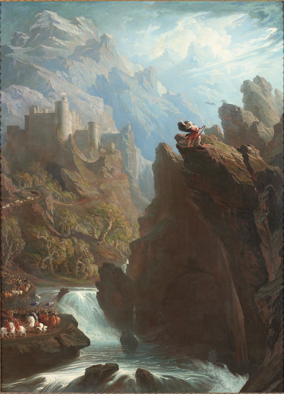 Barden, ca 1817 av John Martin