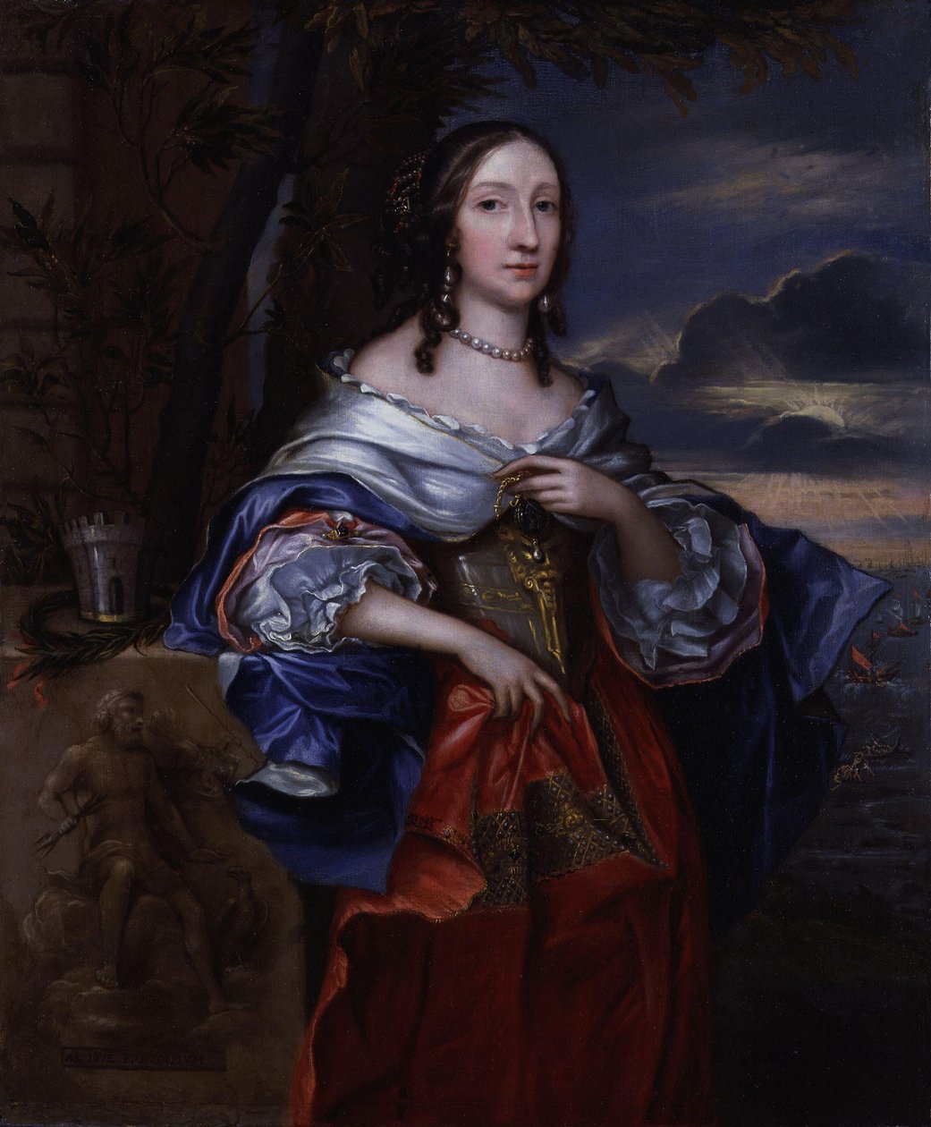 Elizabeth Claypole, född Cromwell av John Michael Wright