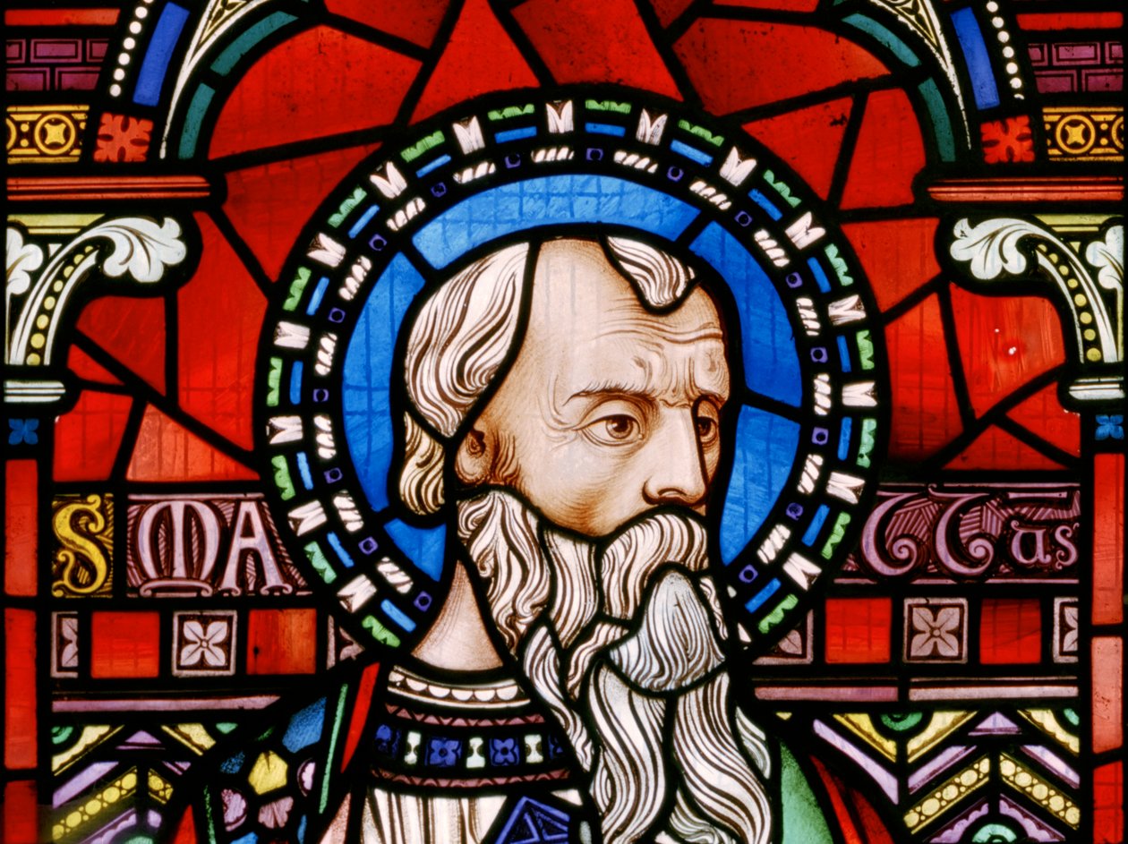 St Matthew, 1863 (målat glas) av John Millner Allen