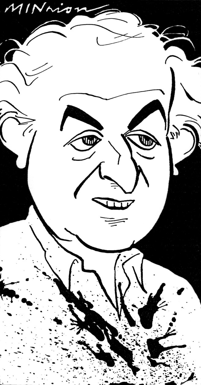 Ralph Steadman, karikatyr av John Minnion av John Minnion