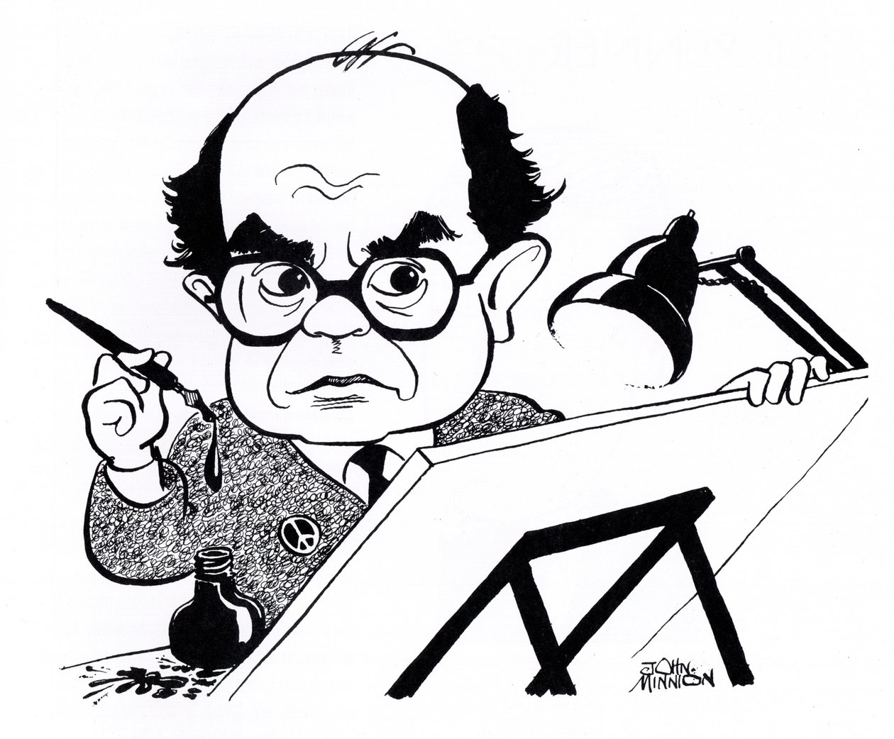 Vicky (Victor Weisz), karikatyr av John Minnion