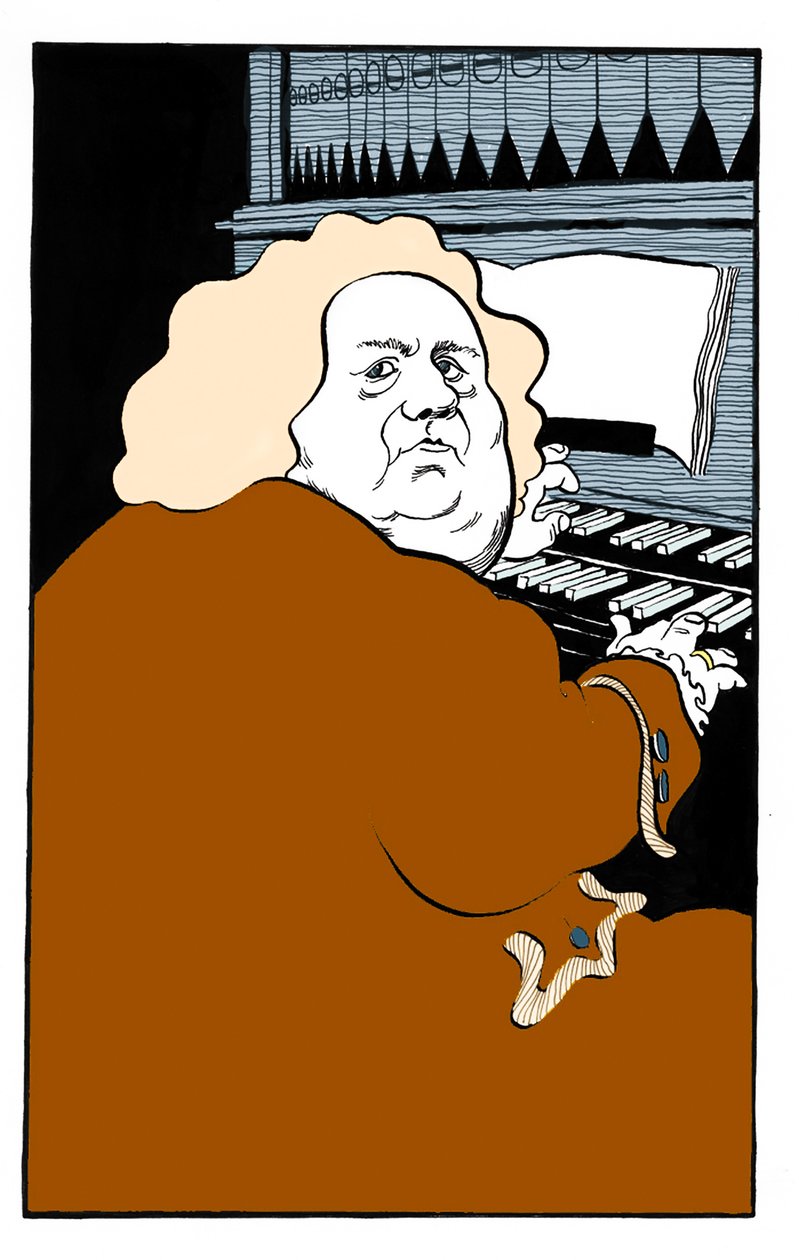 William Boyce spelar orgel av John Minnion