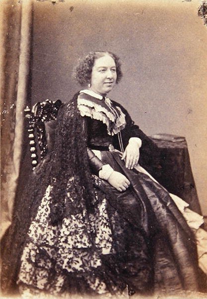 Louisa Pyne, ca 1860 (s/v foto) av John Moffat