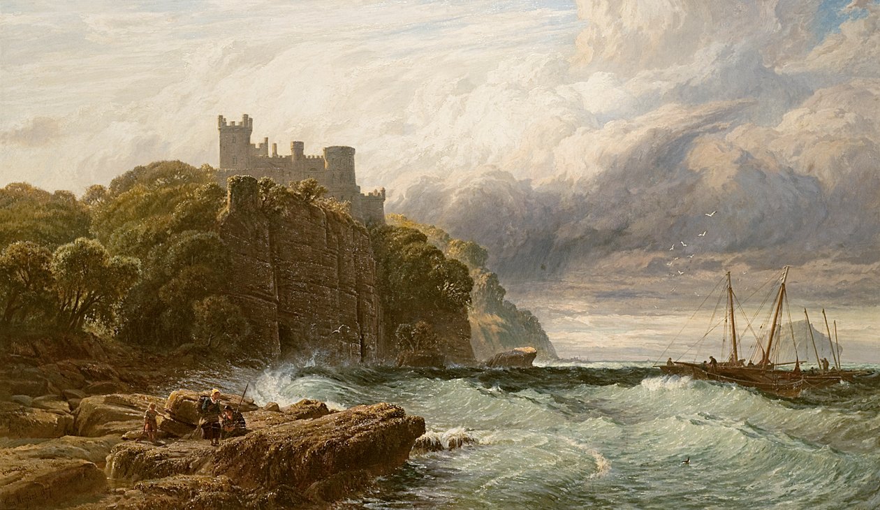 Culzean Castle, Ayrshire, 1877 av John Mogford