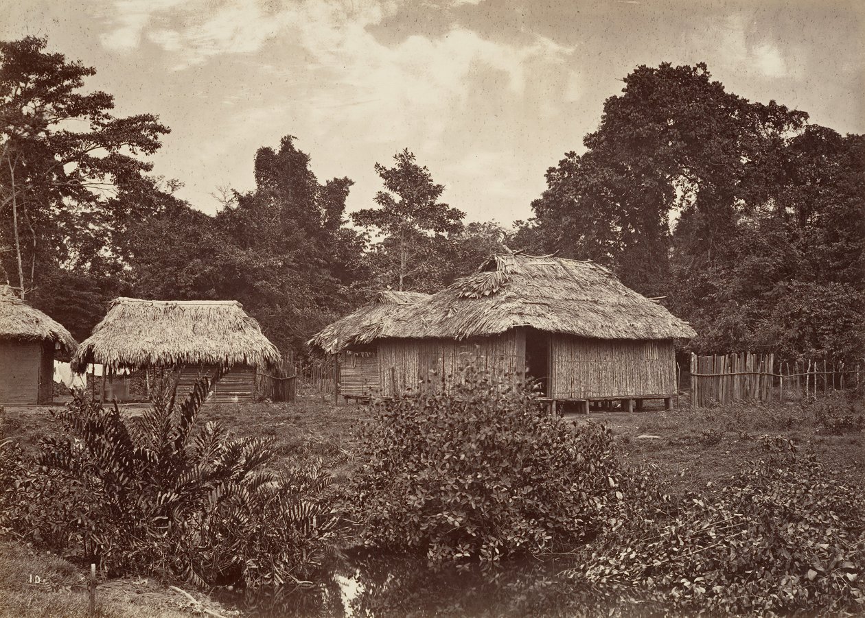 Tropiskt landskap, Turbo Village, 1871. av John Moran