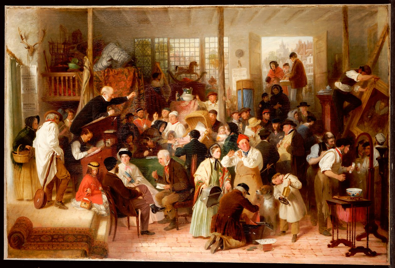 Auktionen, 1863 av John Morgan