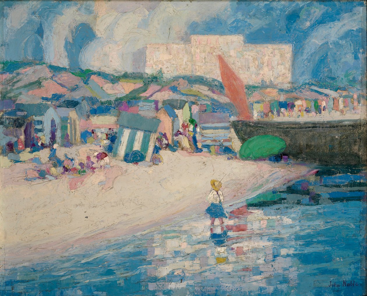 Lågt tidvatten (recto av 1929.6.79B) av John Noble