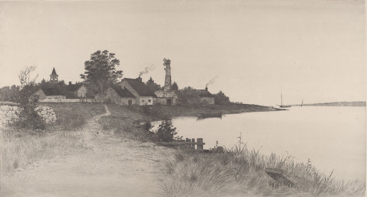 Untitled Coastal Scene, 1891. av John O. Anderson