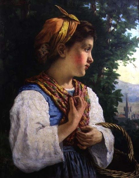 Dagdrömmar (olja på duk) av John P. Morelle