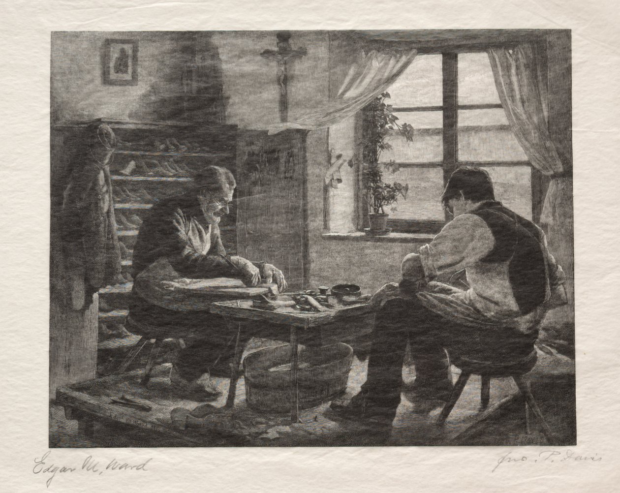 Skomakarna, 1887. av John Parker Davis