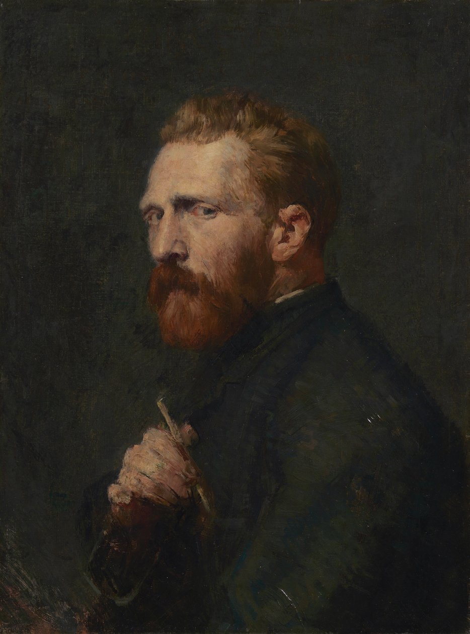 Porträtt av Vincent van Gogh av John Peter Russell