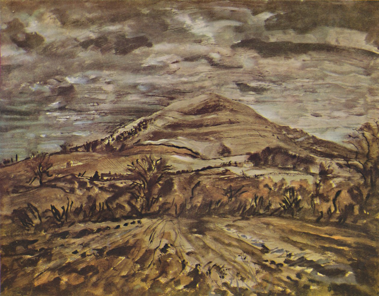 "Hambledon Hill, Dorset", 1946 av John Piper