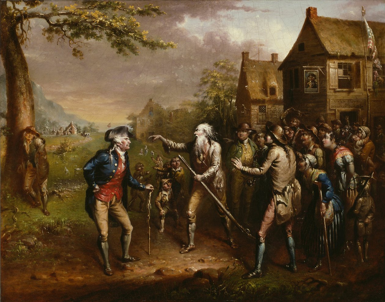 Rip Van Winkle, 1829. av John Quidor