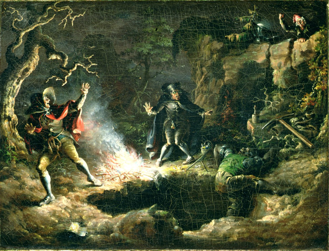 Pengagrävarna av John Quidor