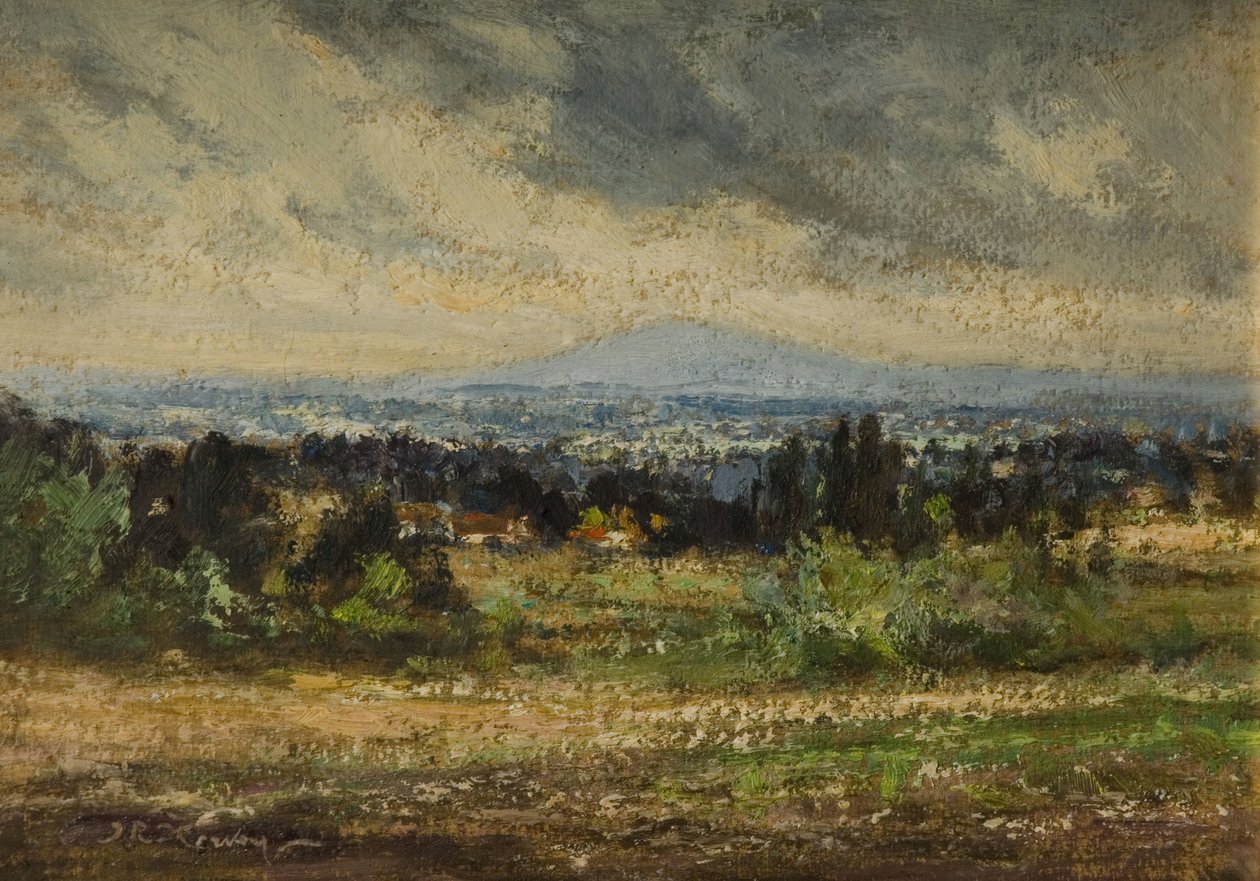 En scen i Surrey, 1930. av John Rabone Harvey