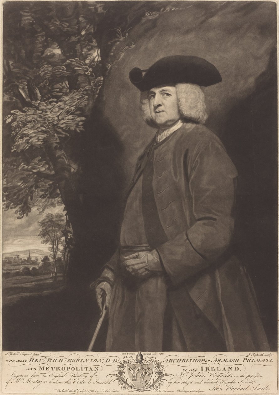 Richard Robinson, publicerad 1775. av John Raphael Smith