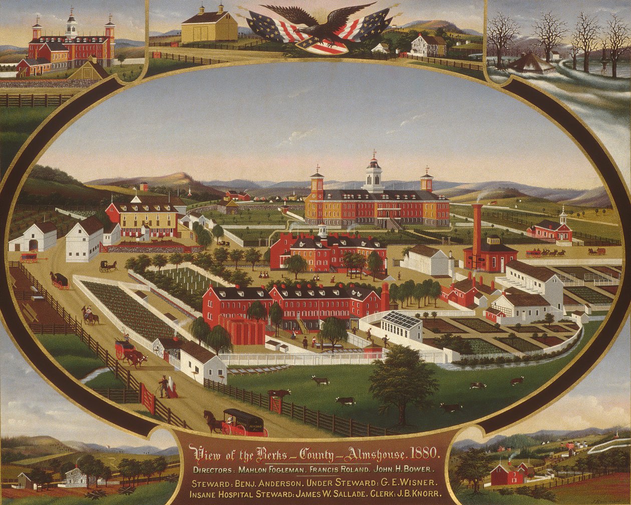 Berks County Almshouse, 1880, 1880. av John Rasmussen