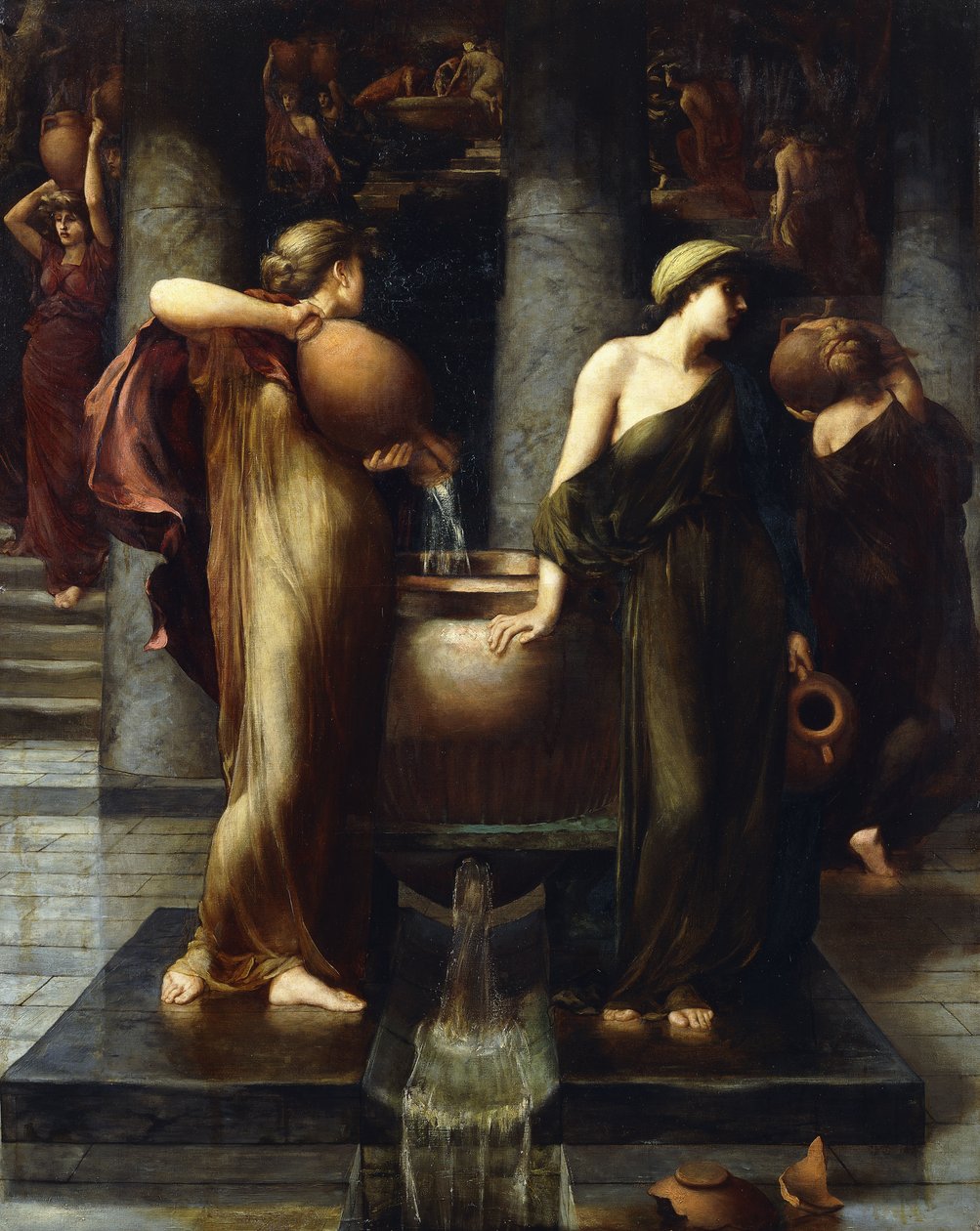 Danaidernas arbete, 1878 av John Reinhard Weguelin