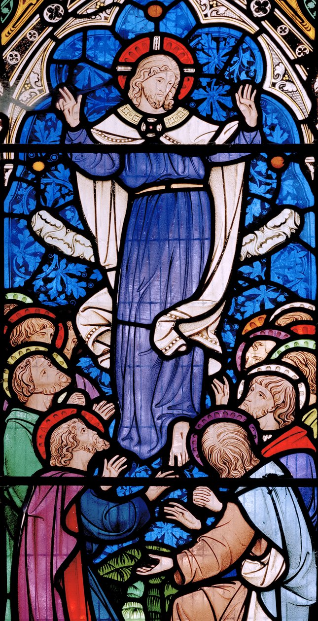 The Ascension, 1860 (målat glas) av John Richard Clayton