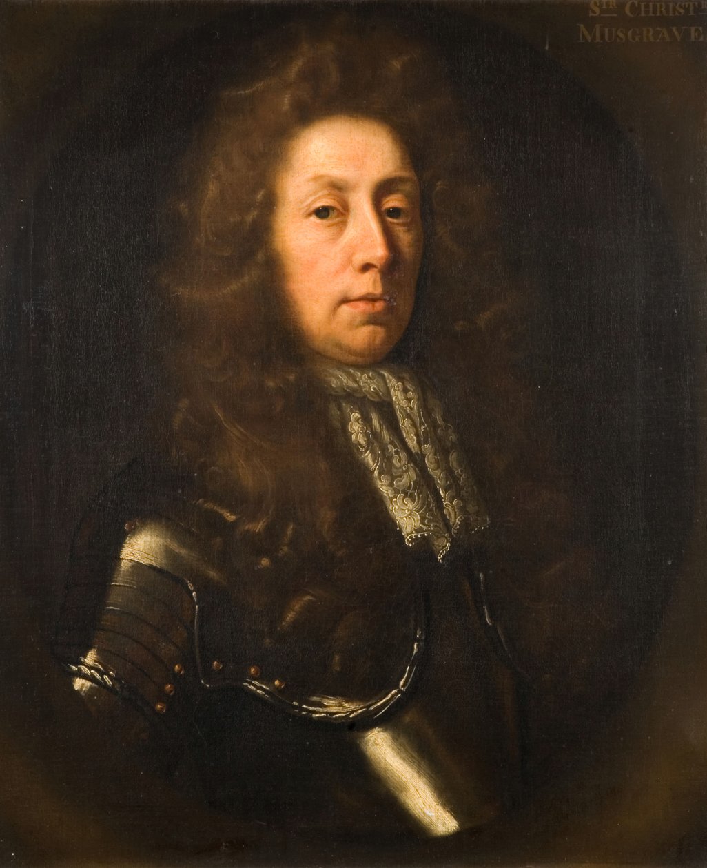 Porträtt av Sir Charles Musgrave, 1691. av John Riley