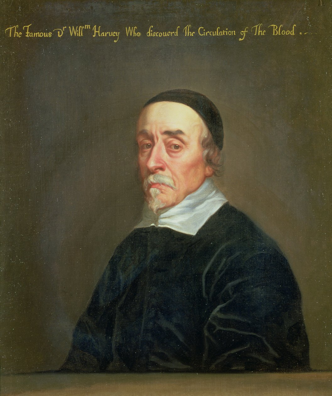 Porträtt av William Harvey (1578-1657) av John Riley