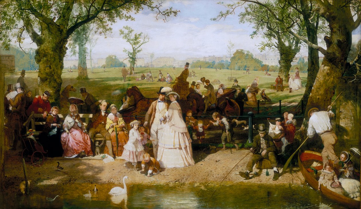 "En sommardag i Hyde Park", 1858 av John Ritchie