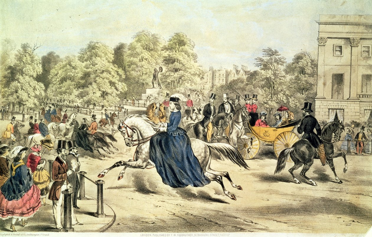 Rider i Rotten Row, Hyde Park av John Ritchie