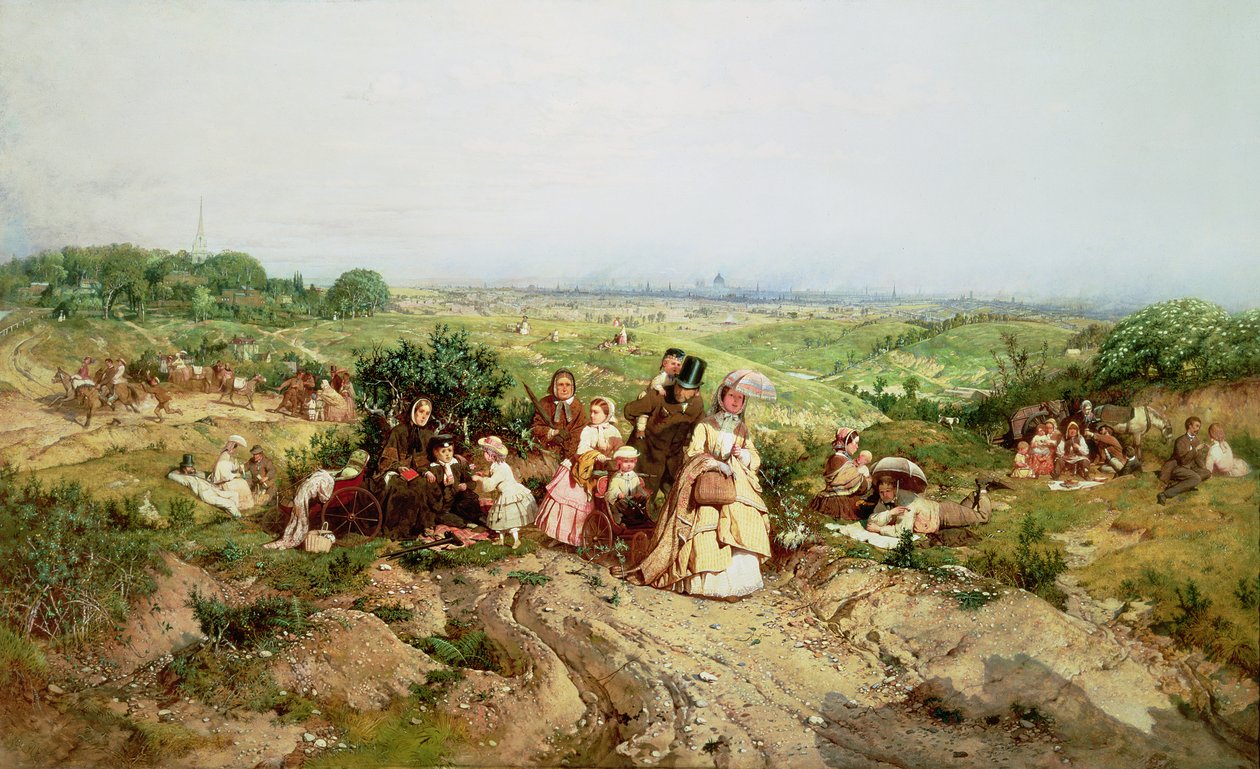Utsikt över London från Hampstead Heath av John Ritchie