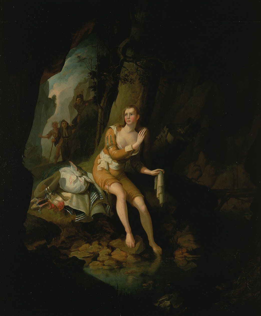 (Scen ur Don Quijote) av John Ritto Penniman