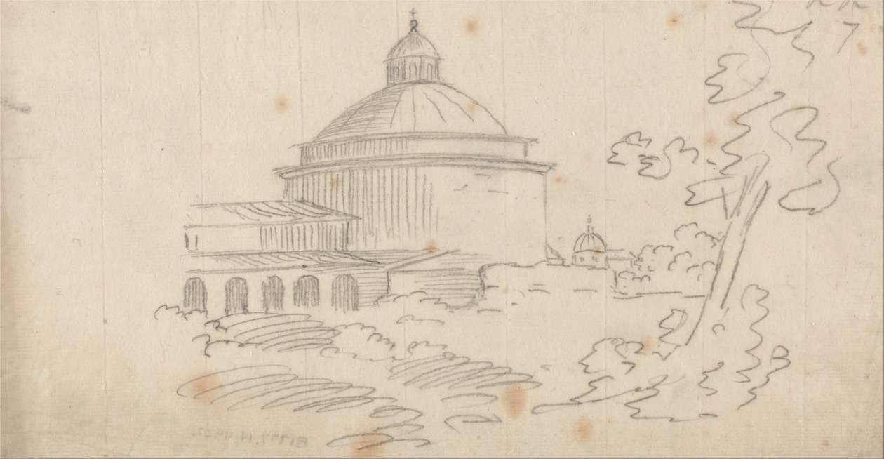 Ariccia av John Robert Cozens