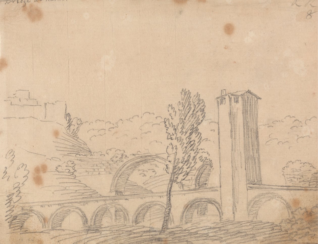 Bron vid Narni av John Robert Cozens