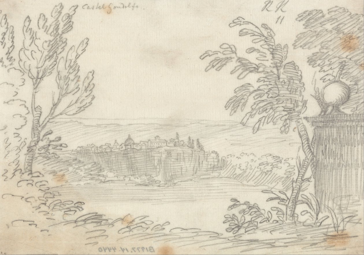 Castel Gandolfo av John Robert Cozens