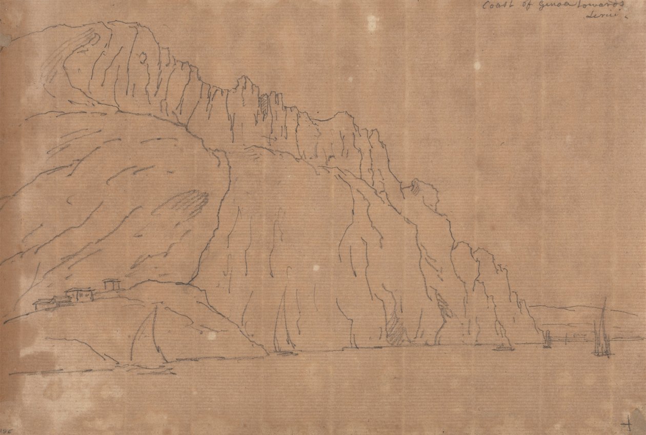 Genuas kust av John Robert Cozens