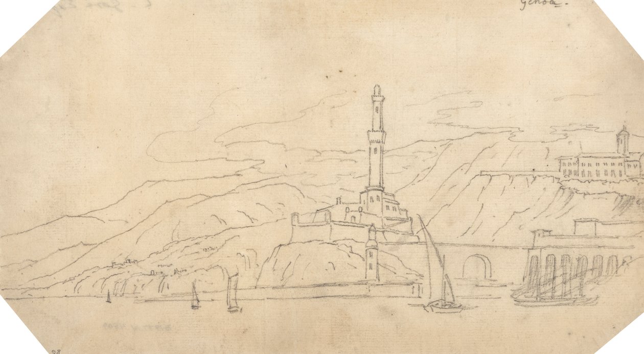 Genua av John Robert Cozens