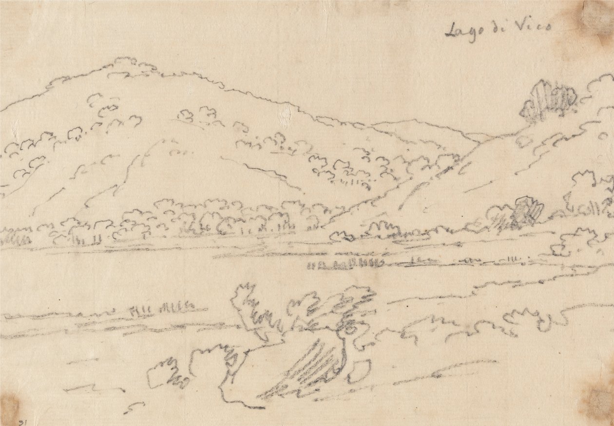 Vico sjö av John Robert Cozens