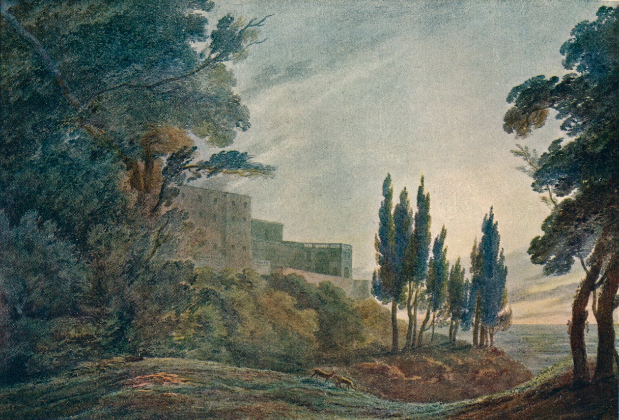 Villa i Frascati, c1780, 1923 av John Robert Cozens