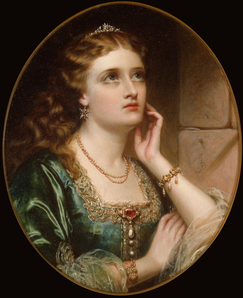Florine (olja på duk) av John Robert Dicksee