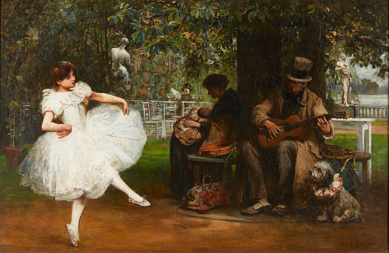 The Old Showman (olja på duk) av John Robertson Reid