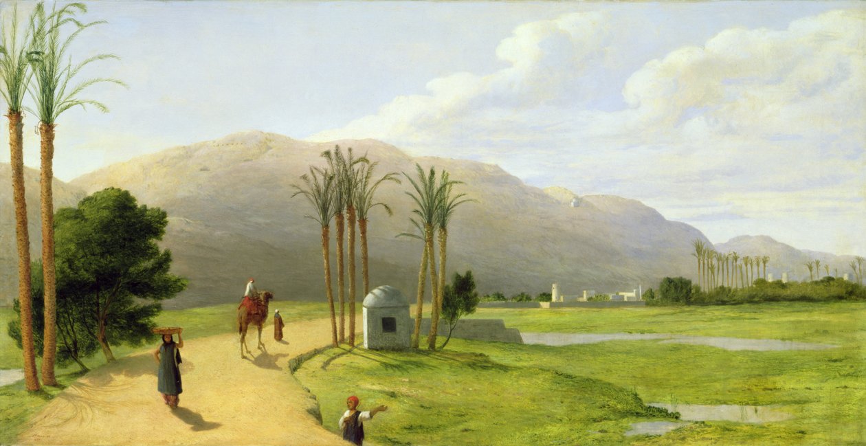 Asyut på Nilen, 1873 av John Rogers Herbert