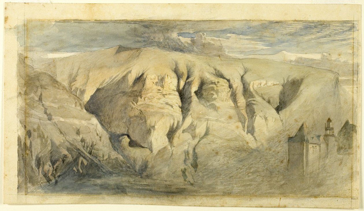 Mount Saleve av John Ruskin