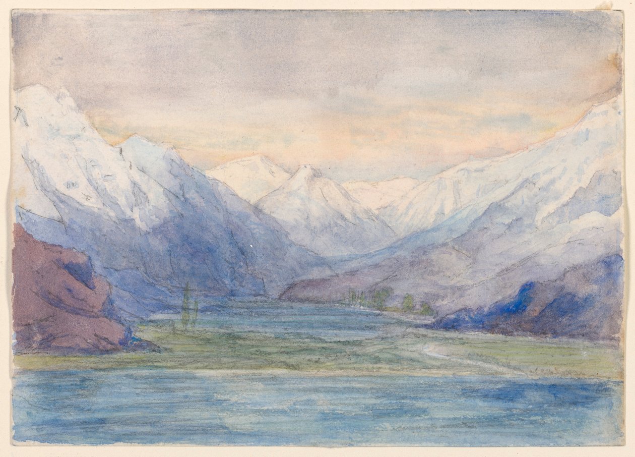 Bergslandskap av John Ruskin