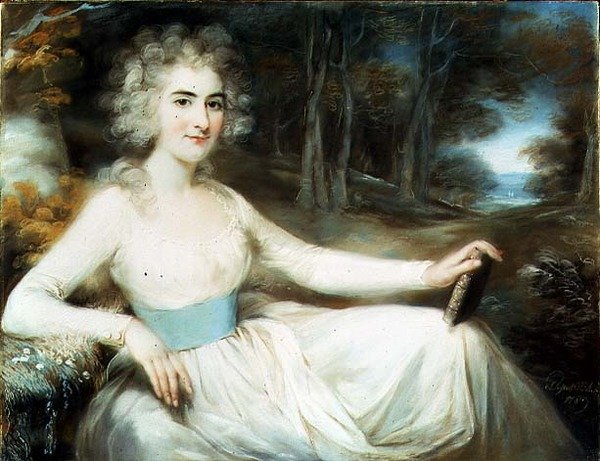 Porträtt av Miss Harriet Read av John Russell