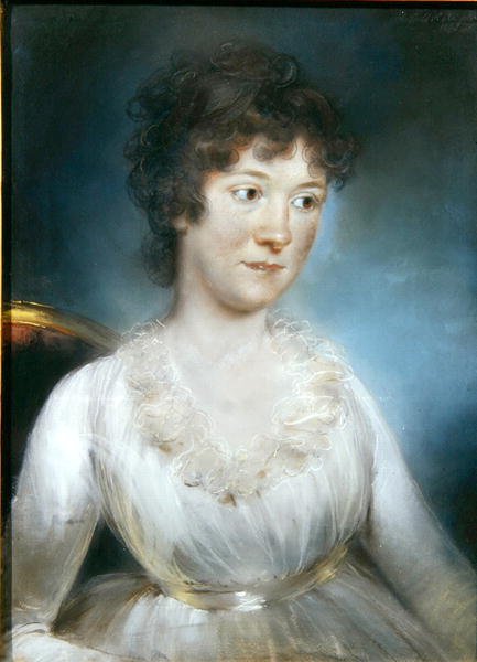 Porträtt av Mrs David Russell av John Russell