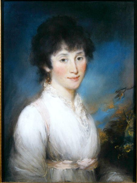 Rebekha Gines (Mrs Langdon) (pastell) av John Russell
