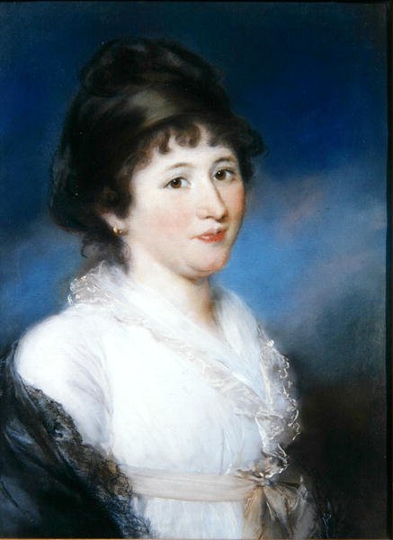 Susan Gines (Mrs Barber) (pastell) av John Russell