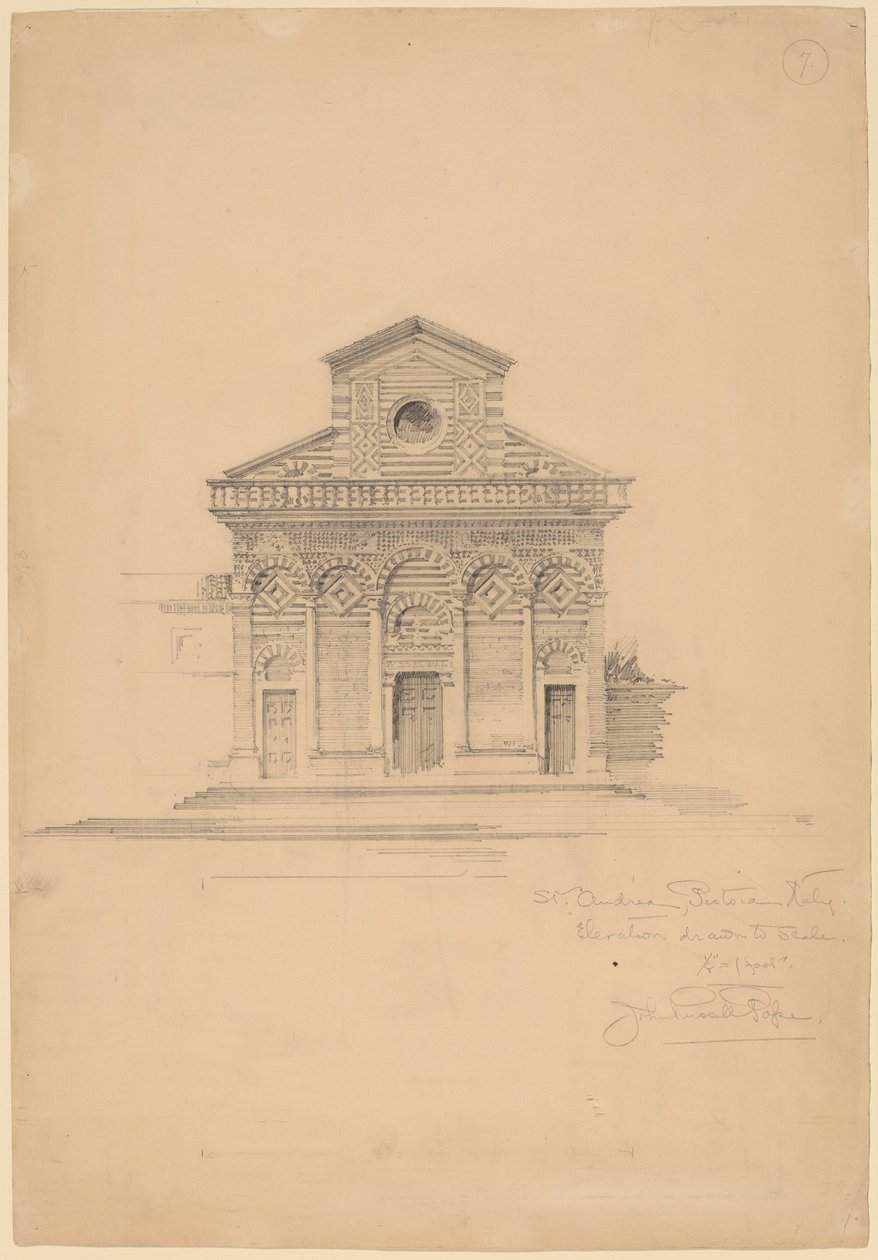St Andrea, Pistoia av John Russell Pope