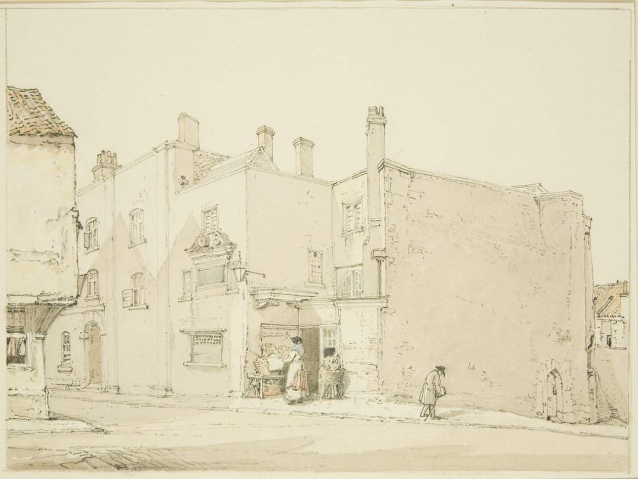 Framför Newgate, Narrow Wine Street av John Sanders