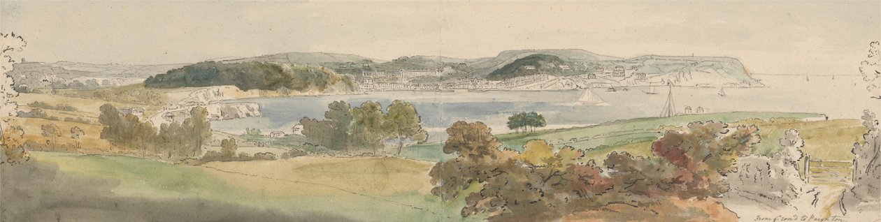 Torquay från Paignton Road av John Sanders