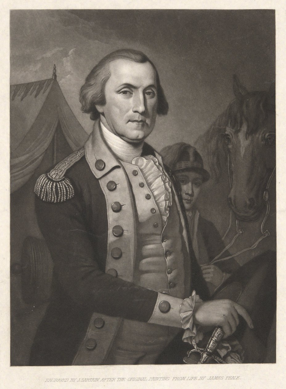 George Washington av John Sartain