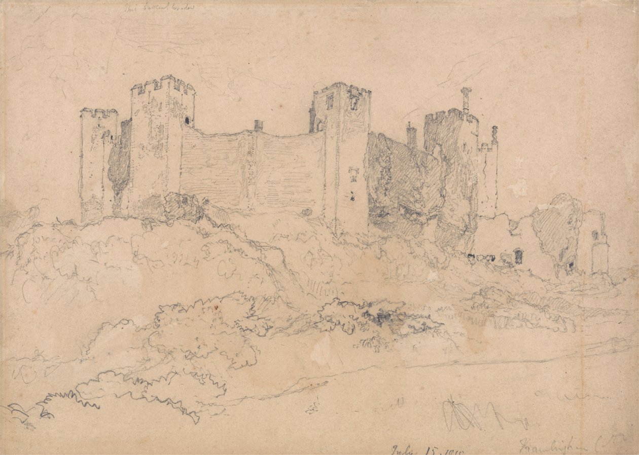 Framlingham Castle, Suffolk av John Sell Cotman
